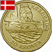 Člun Faroese na sedmé dvacetikoruně ze série Lodě