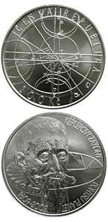 200 koruna coin 400th anniversary - Kepler´ s Laws of Planetary Motion | Czech Republic 2009