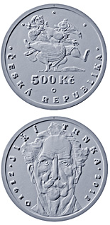 500 koruna coin Birth of painter and puppeteer Jiří Trnka | Czech Republic 2012