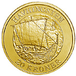 20 krone coin The Sea Stallion | Denmark 2008
