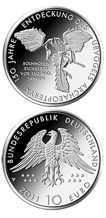 10 euro coin 150 Jahre Entdeckung des Urvogels Archaeopteryx | Germany 2011