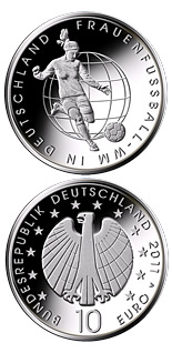 10 euro coin Frauenfußball-WM 2011 | Germany 2011