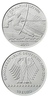 10 euro coin Alpine Ski-WM 2011 | Germany 2010