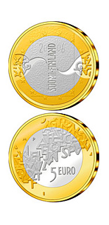 5 euro coin Finnish EU Presidency 2006 | Finland 2006