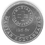 50 forint coin 125th anniversary of the foundation of the Hungarian Red Cross | Hungary 2006