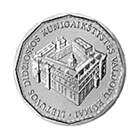 1 litas coin 150th anniversary of the National Museum of Lithuania  | Lithuania 2005