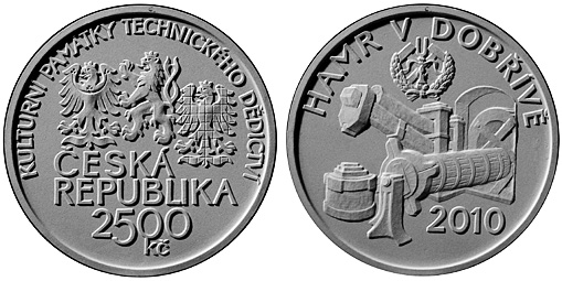 Zlatá pamětní mince z KPTD Hamr v Dobřívě