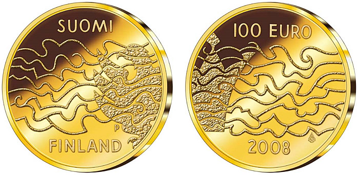 Pamětní zlatá 100 euro mince
