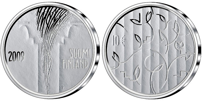 Finland Finnland Finsko 10 euro coin 2009 Council of State Suomen valtioneuvosto 200 vuotta - 2009