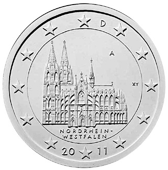 Německá pamětní 2 euro mince