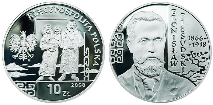 Polská pamětní mince Bronislaw Pilsudski