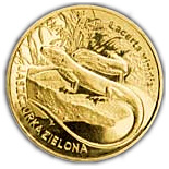 Polsko pamětní mince Ještěrka zelená
