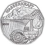 5 euro coin Water power | Austria 2003