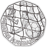 5 euro coin 100 Years Football  | Austria 2004