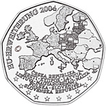 5 euro coin EU Enlargement  | Austria 2004