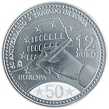 12 euro coin 50th Anniversary of the Treaty of Rome  | Spain 2007