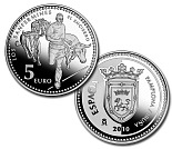 5 euro coin Pamplona | Spain 2010